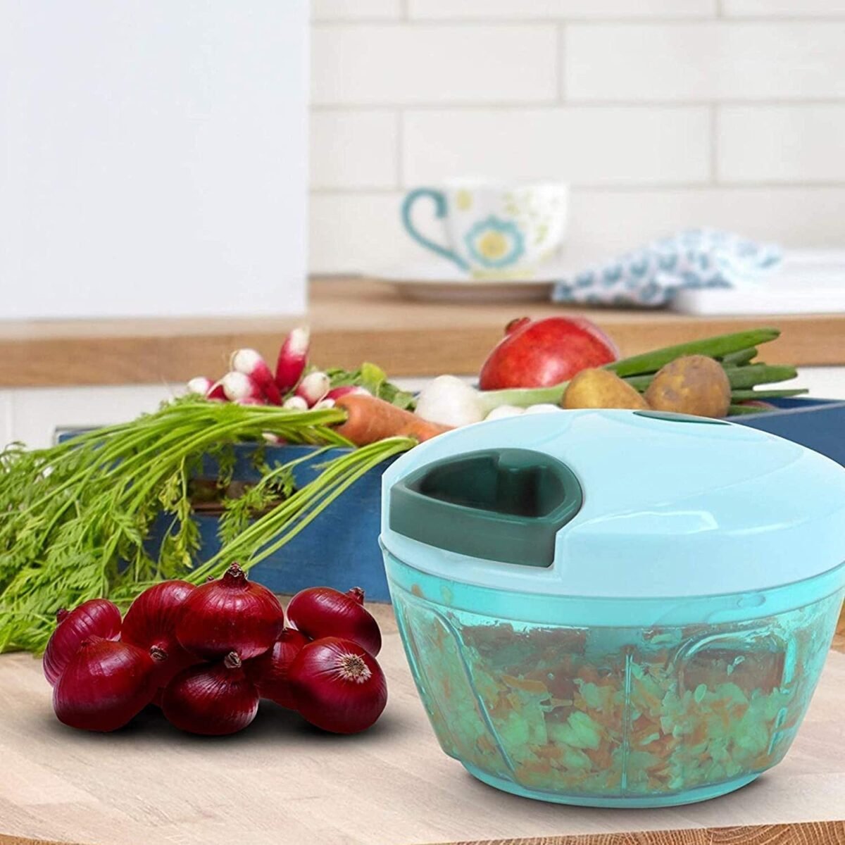 Manual chopper for quick and efficient food preparation